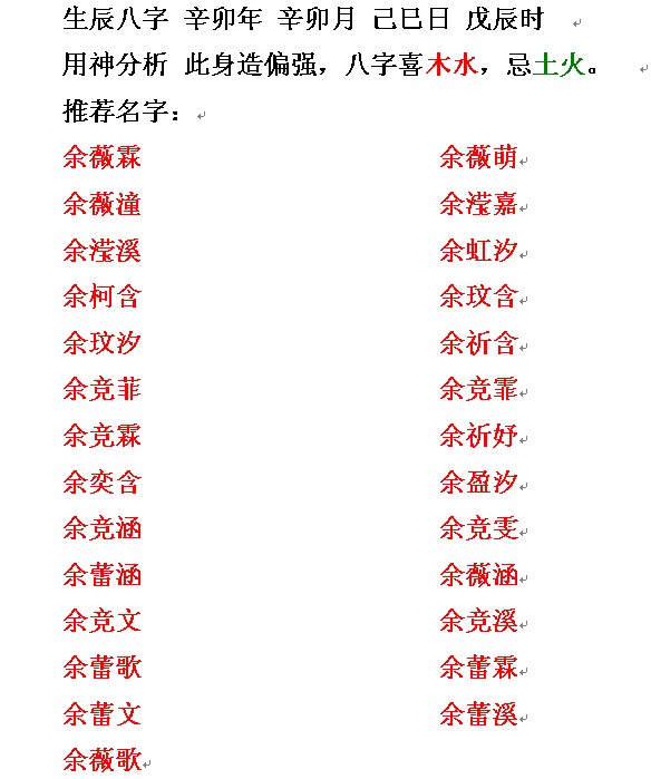 余<em>姓女宝宝取名</em>-宝宝起名-猪八戒网