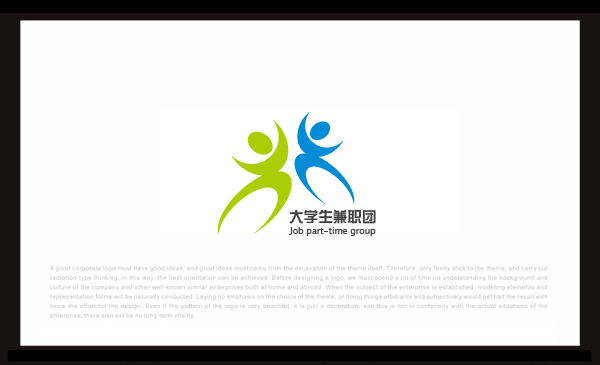 "大学生兼职团"团队标志设计-logo设计-猪八戒网