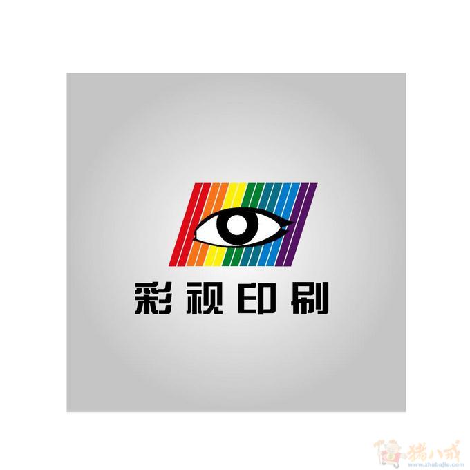 彩视印刷logo设计