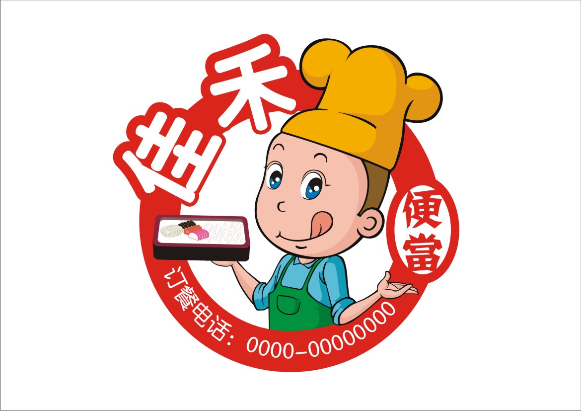美妙食客_快餐品牌logo设计