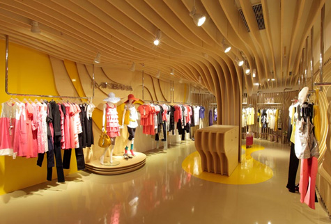 商场店中店女装服饰店面装修设计方案