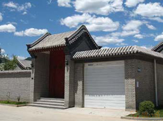 农村庭院大门设计-自建房设计-猪八戒网