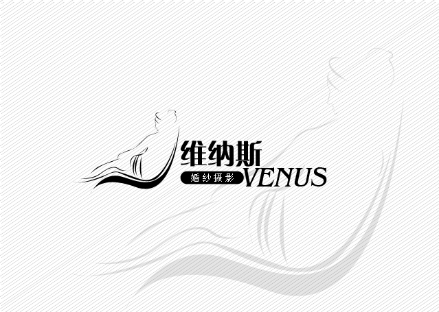 制定:维纳斯婚纱摄影logo设计