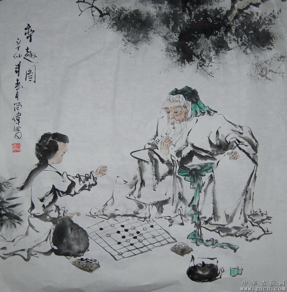图片编辑:需要老人拉二胡的图片,需要山水国画图片.