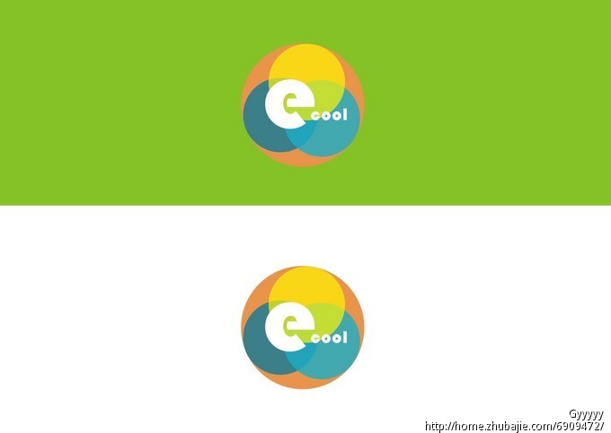 易酷(ecool)智能手机,数码产品体验店门头logo设计