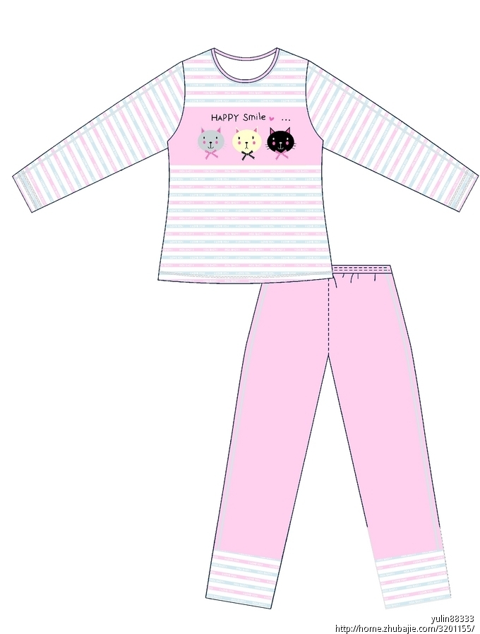征集2012年秋<em>冬季睡衣</em>家居服设计-服饰设计-猪