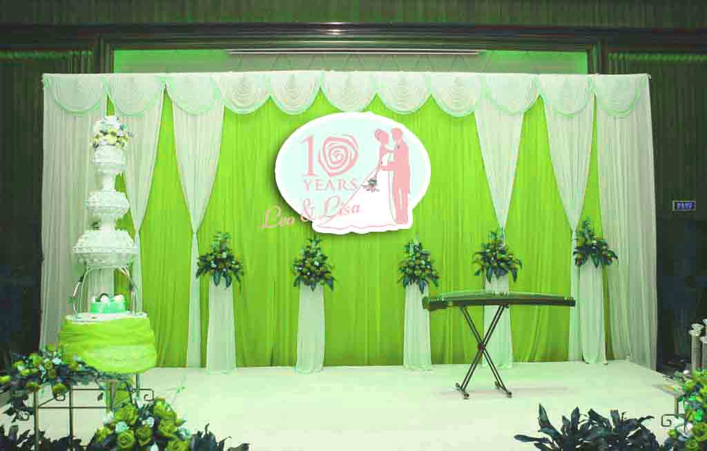 婚礼舞台背景logo设计