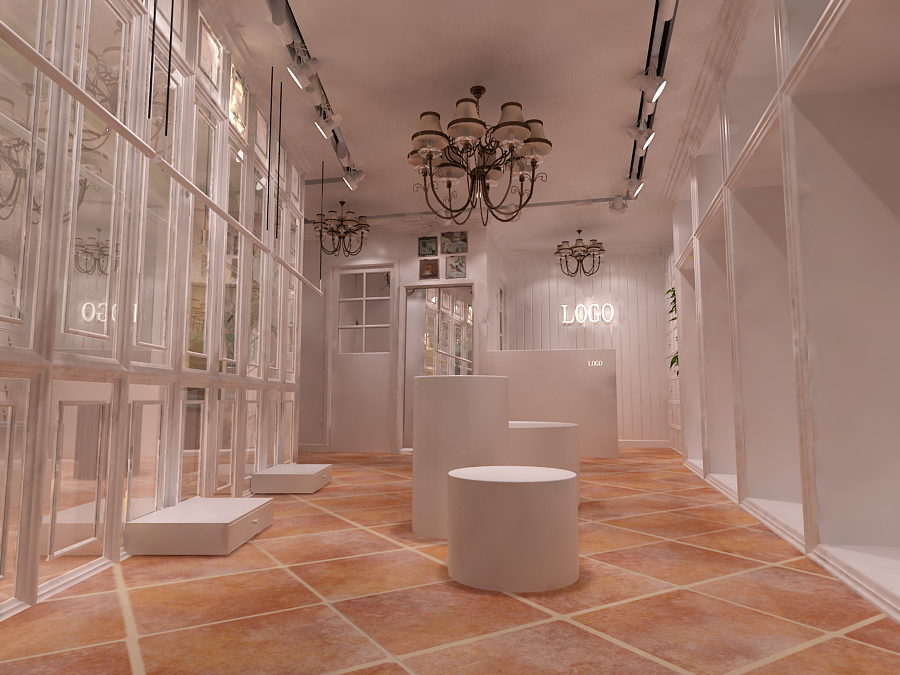 30平米女性服装店设计