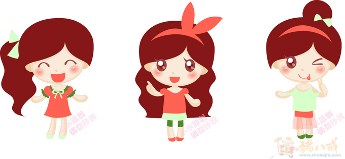 女装品牌卡通人物形象设计-卡通形象/公仔设计