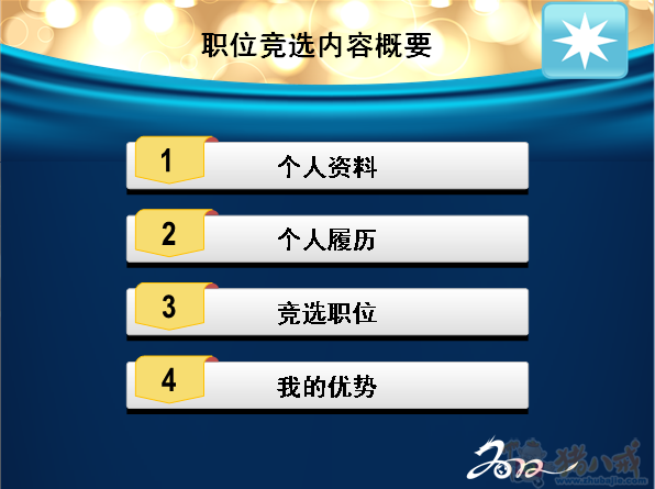 职位竞选PPT设计-PPT设计