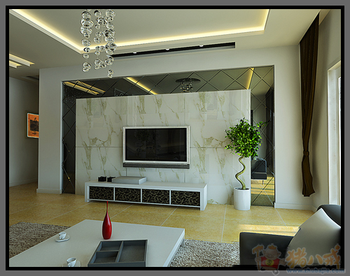 电视背景墙配色设计