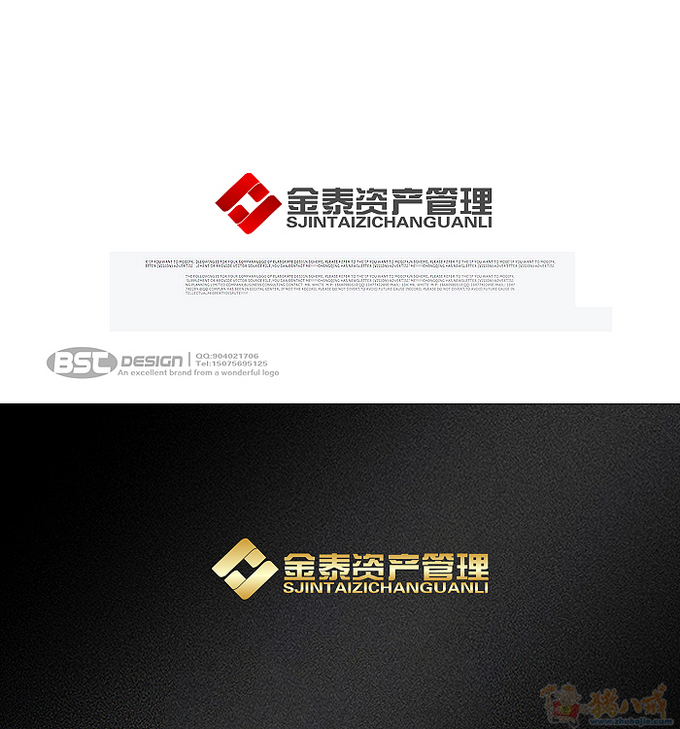 为专业股权投资公司"金泰资产管理"设计一