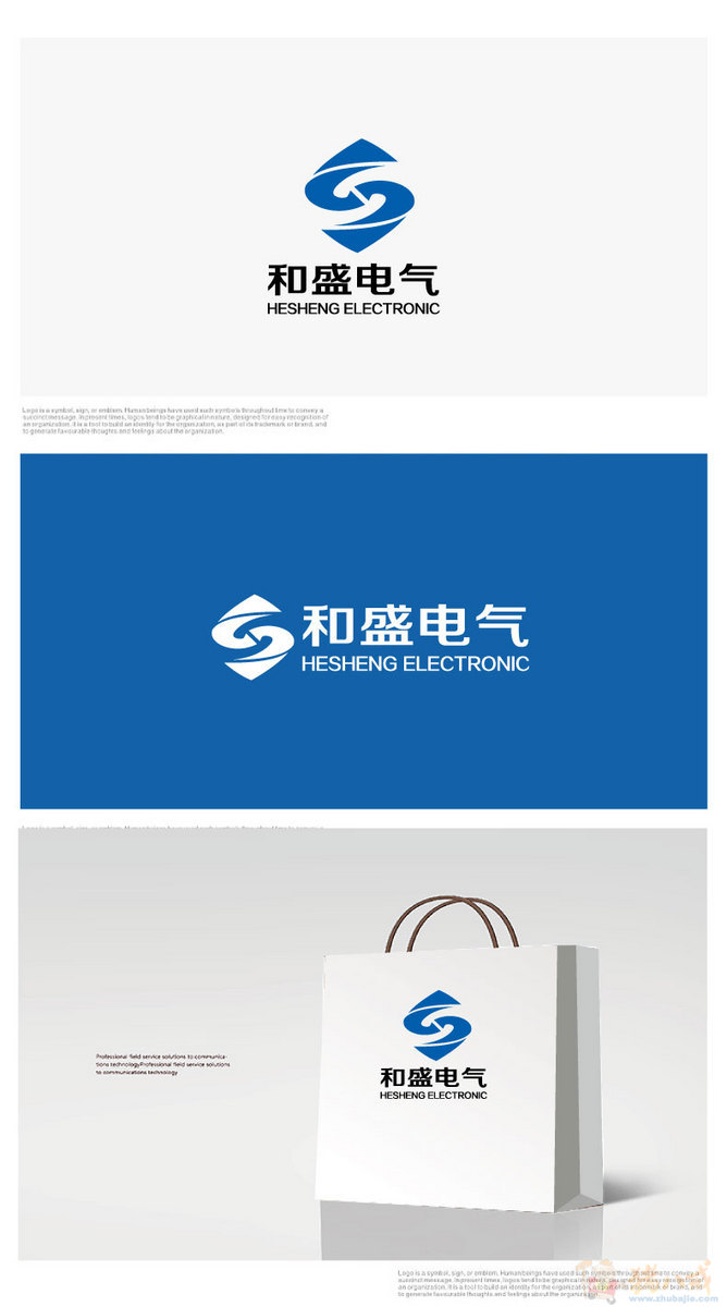 莱芜和盛电气有限公司logo设计
