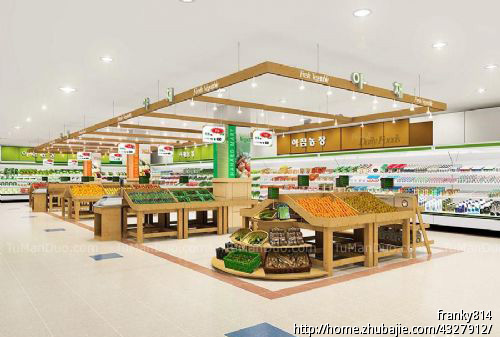 乡镇800平方超市布局调整