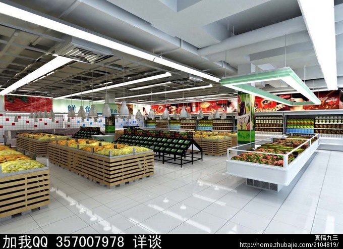 乡镇800平方超市布局调整