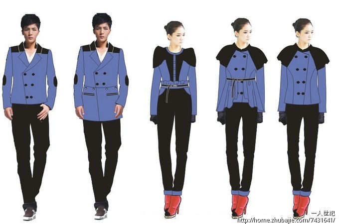 酒吧,夜店工作服装设计-工作服设计