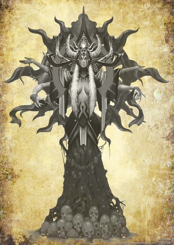 人气手机卡片战斗游戏中暗之女王(女性)的卡片