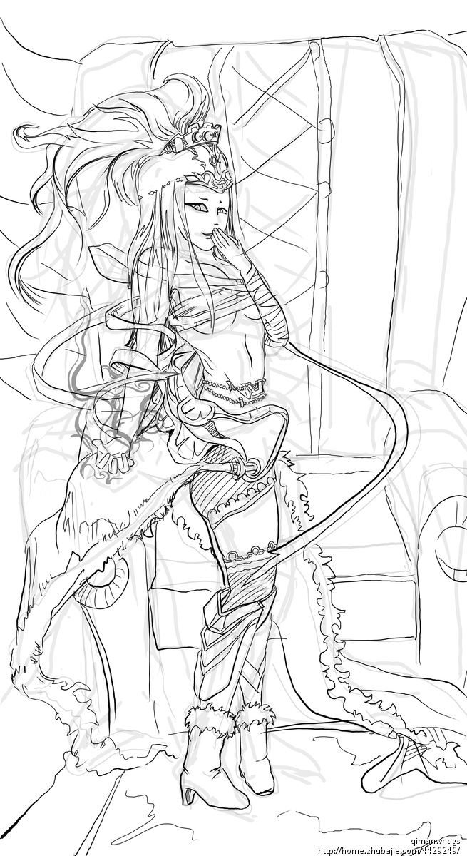 人气手机卡片战斗游戏中暗之女王(女性)的卡片