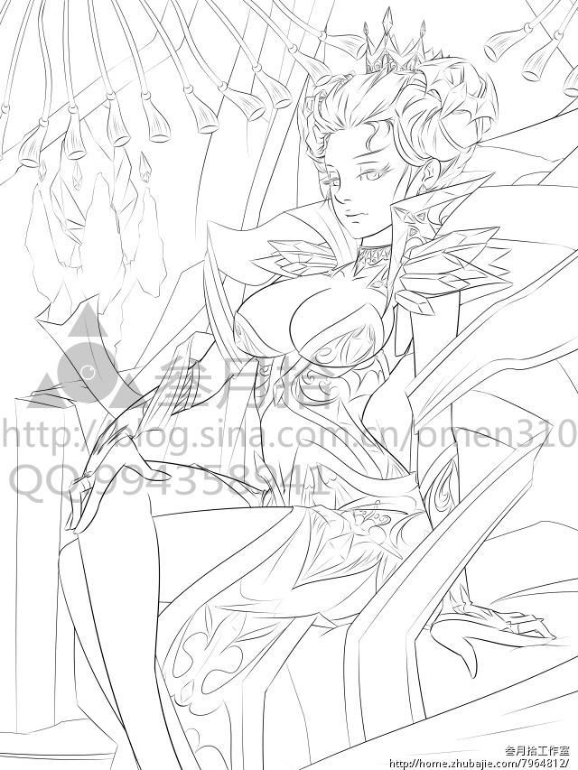 人气手机卡片战斗游戏中暗之女王(女性)的卡片