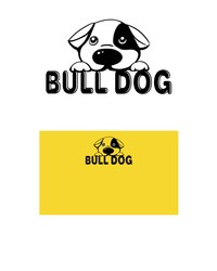 斗牛犬为元素服装品牌logo设计