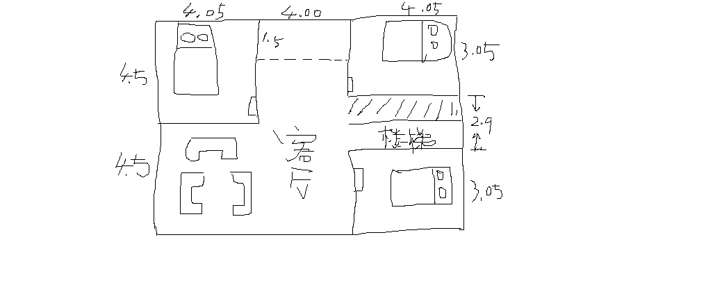 请将简易平面图绘制为三维立体图(建筑图)