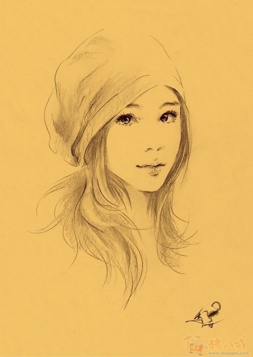 根据提供的照片画成线描速写风格的画 - 照片变