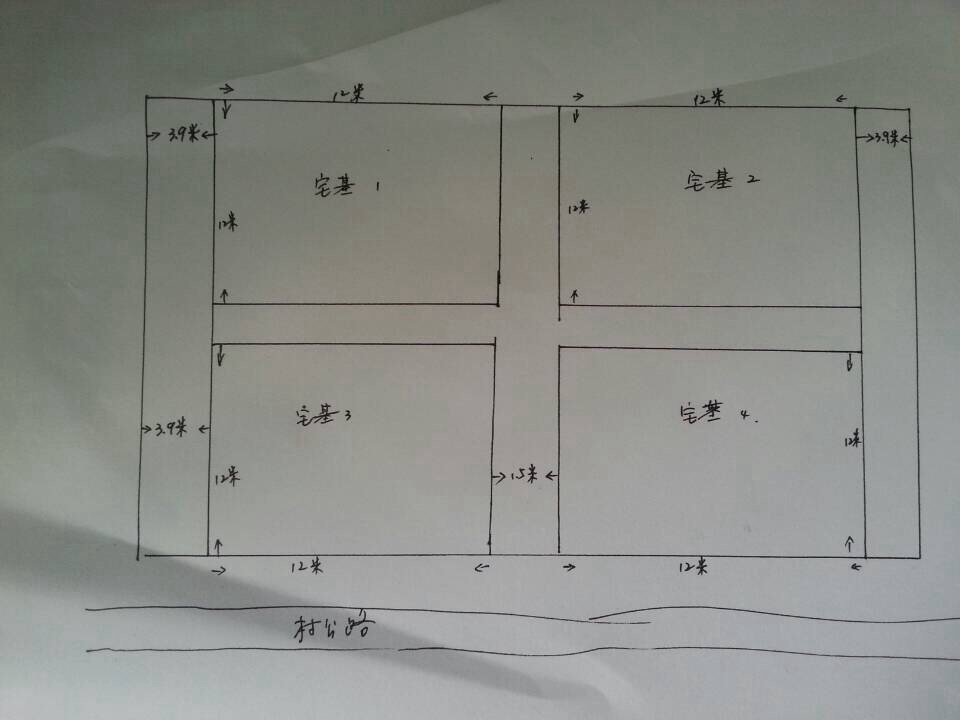 农村自建3层半求设计3d图平面图