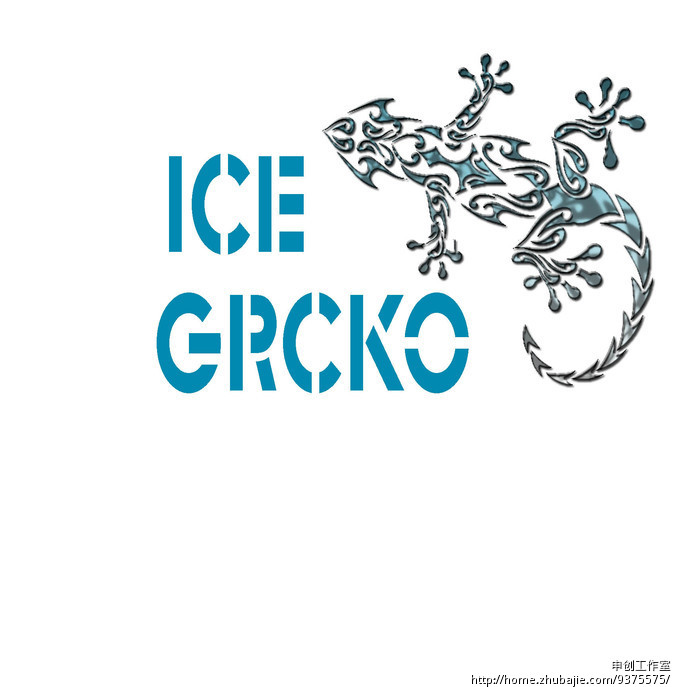 户外服装品牌:冰壁虎,品牌LOGO注册Logo设计