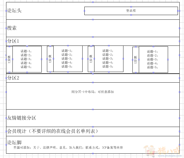 discuz 模板设计,仿水木 - 网站制作 - 网站建设