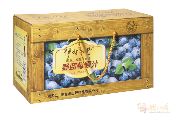 蓝莓果汁饮料礼盒设计 - 包装设计