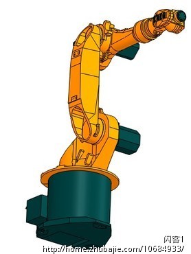 六自由度上下料机器人机械手 结构设计 - 机械