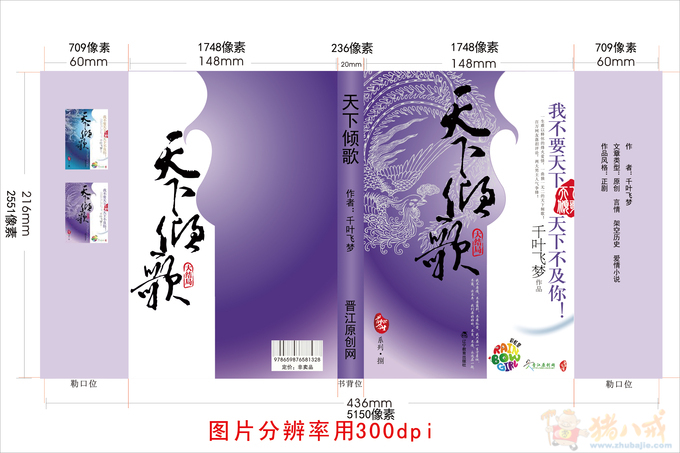 网络小说定制印刷出版封面设计 - 封面设计