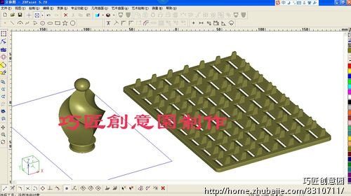 找人用JDpaint精雕软件画立体图 - 产品外观设