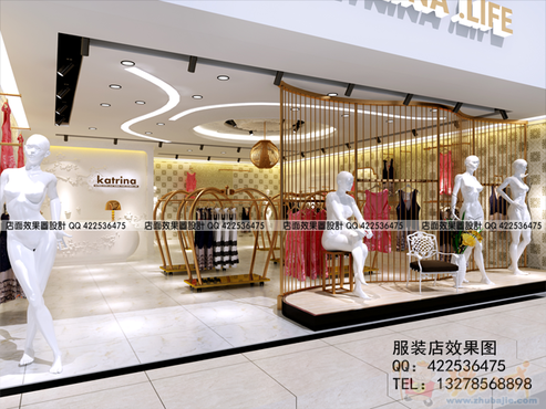 商场边厅100平米<em>少女装装修</em>效果图-<em>店铺</em>商场装