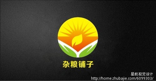 注册商标用的logo,注册名:杂粮铺子-商标设计-L