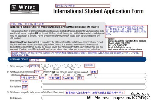 翻译一个英文申请表-英语翻译-专业翻译