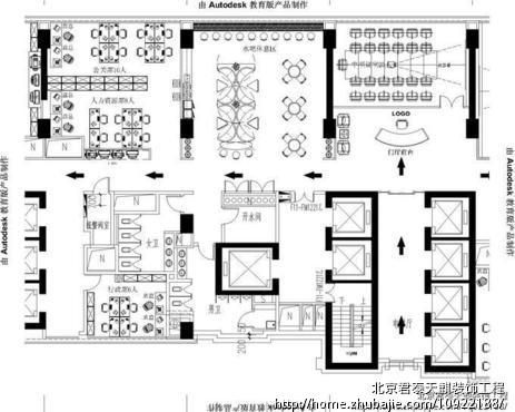 写字楼CAD图,图纸分割!-其他商业搅拌-商业装装修罐cad户型图片