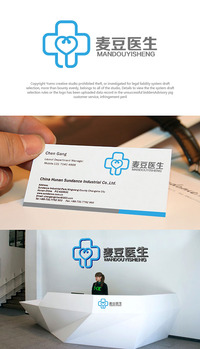麦豆医生Logo设计-LOGO设计-LOGO\/VI设计