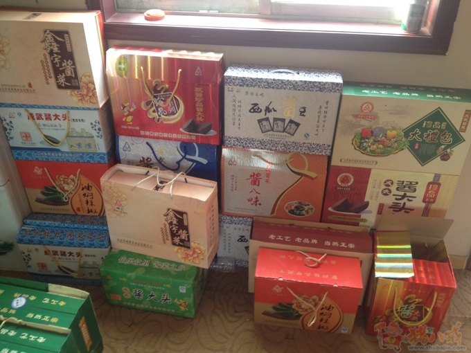 成武特产酱大头高档礼盒包装设计-礼盒包装