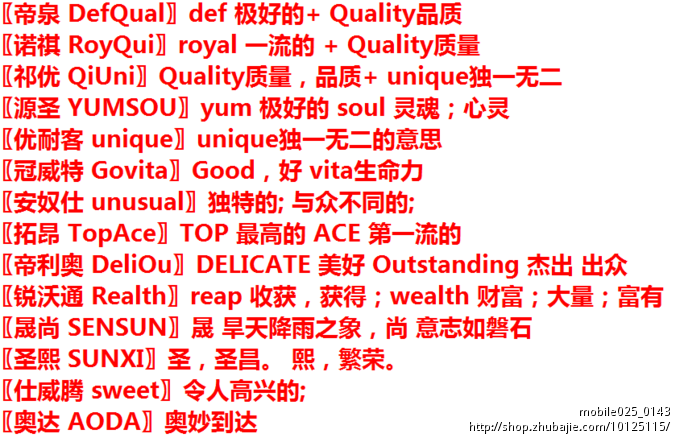 73901991号交稿-任务:公司中文名取谐音的英文名