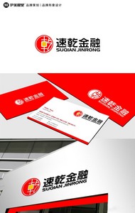 上海速乾金融信息服务有限公司Logo设计-LOG