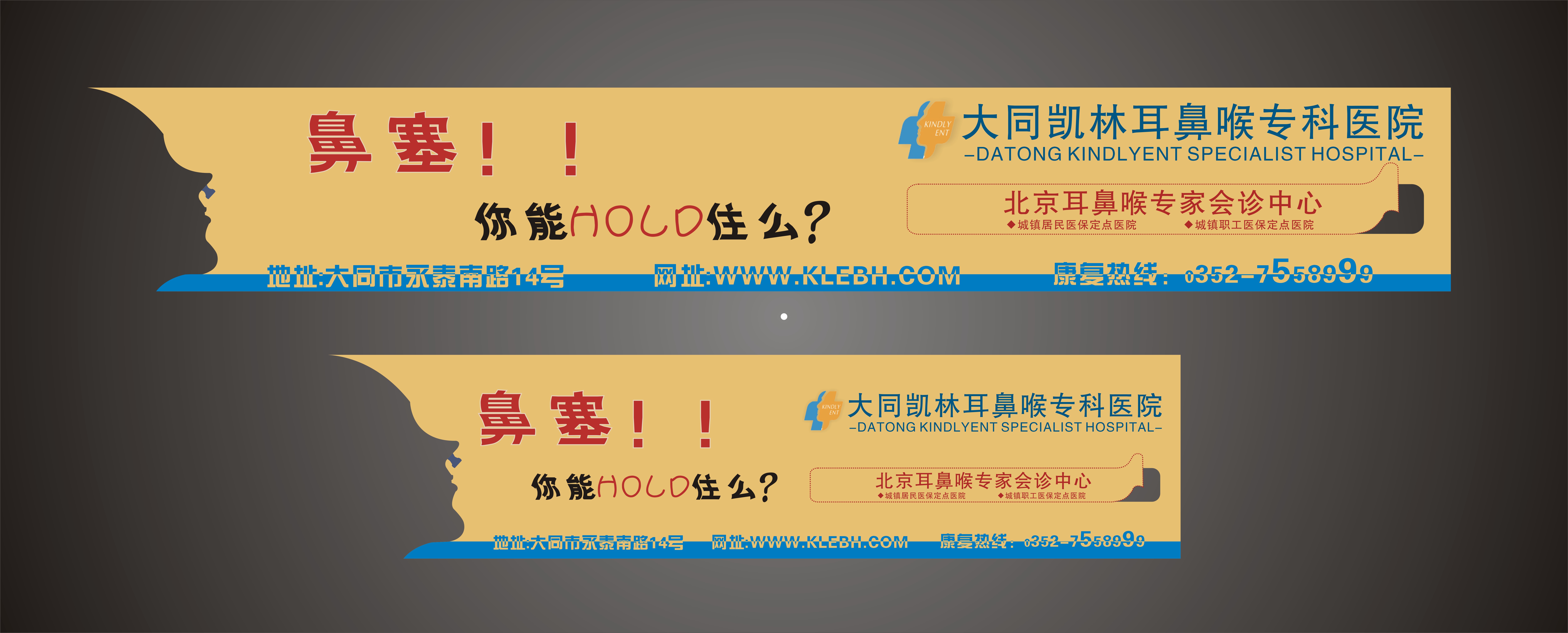 凯林耳鼻喉医院公交车体广告设计