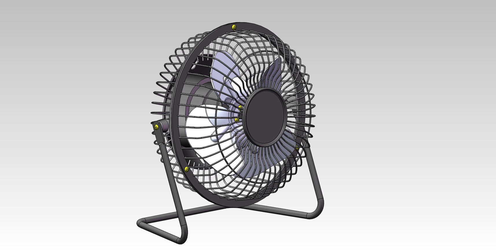 用solidworks做一个风扇模型,2天征集!