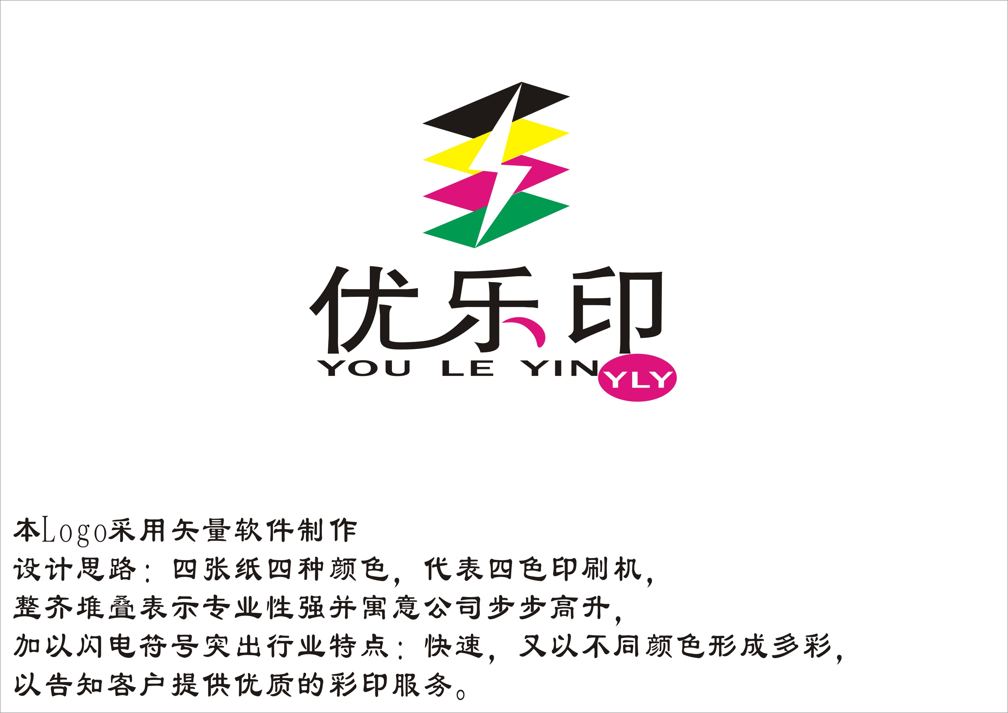 优乐印快印店logo设计