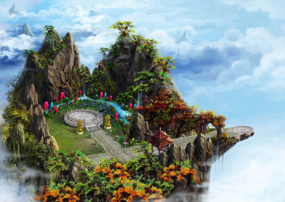 500元,做一张游戏场景图,要求真实细腻.ps做也行.