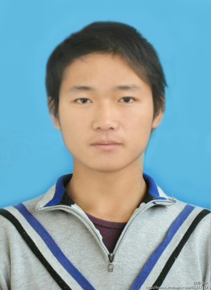 两张一寸照片衣服和头部自然拼接 丹尼设计 投标-猪八戒网