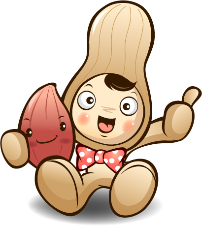 小黑黑 富硒黑花生 卡通形象设计